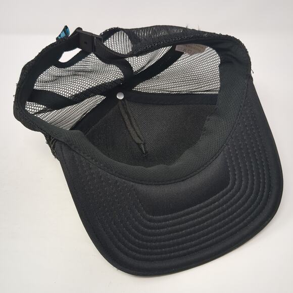 Dutch Bros Slideback Trucker Hat Black One Size Adjustable Mesh Back Rope - Picture 7 of 9